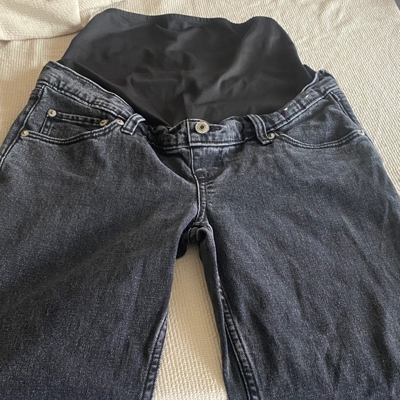 Abercrombie & Fitch Dark Gray Maternity Jeans - Picture 1 of 5